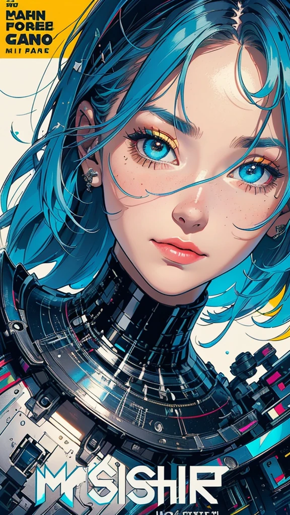 (((masterpiece, highest quality))),(((solo:1.2))),(((1girl:1.2))),32k wallpaper, very detailed, poster, vintage science fiction,(((((geometric cinematic movie poster))))), (bauhaus), shape,(((abstract))),(mid century modern),movie poster,(((((portfolio))))),(((((Close-up))))),(((((bust up))))),((((more various angle)))),(((highlight))),Vast landscape,((((heterochromia)))),(((complete. detailed face))),(((Extremely talented))),(((most complecated machine))),((Overall colorfully))
