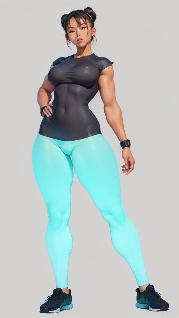 Chunli, japanese, cute, middle school student, little dark skin, baseball undershirt, tight fitting, handsome, realistic breast milkers abs outline lineart sharp tight sweaty shirt nitrile glove nakedness