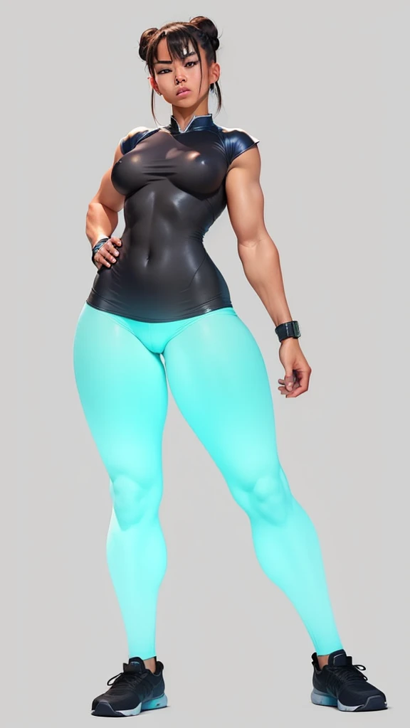 Chunli, japanese, cute, middle school student, little dark skin, baseball undershirt, tight fitting, handsome, realistic breast milkers abs outline lineart sharp tight sweaty shirt nitrile glove nakedness