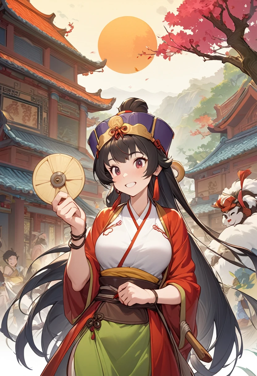 top quality, best quality, High-quality illustrations, masterpiece, super high resolution, detailed background, monkey: a journey to the west, A classic of Chinese literature, this beloved folktale is part adventure story, Sun Wukong, Zhu Bajie, Sagojo, Sanzang,