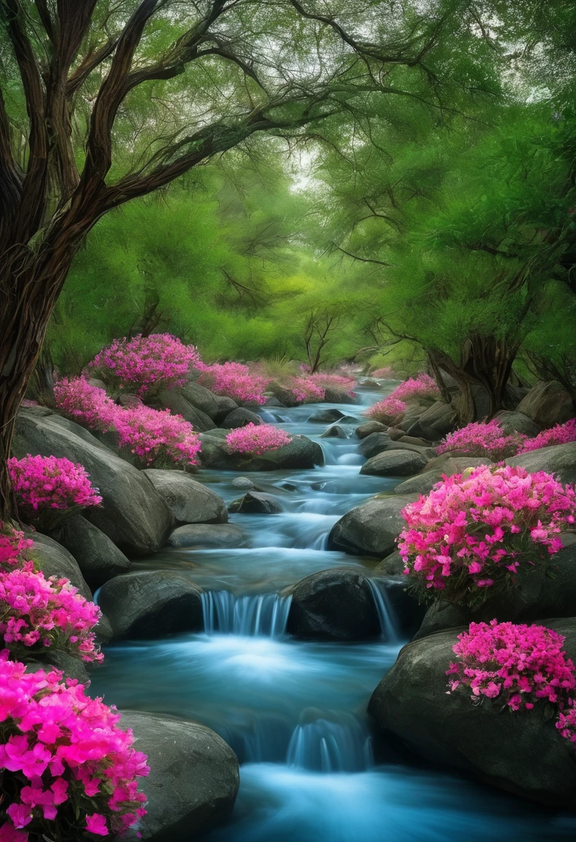 The images I see now that I am stone are fascinating, the forests and deserts where I lived are totally different. , They are a beautiful stone, I am a diamond. The images that I see and that I have seen are impressive. Seeing what the flowers and trees are like is impressive. ,The forests and deserts seem full of magic, the rivers show their best face, the style is very real very real ,the composition of the image applies all the rules of photography and cinema lighting is used , the background looks impressive the depth of field is visible you can see natural colors you can see the detail of the flowers of all