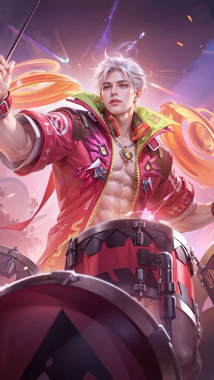 Best quality, masterpiece, detailed skin texture, detailed clothes texture, detailed face, super detail, 8k, intricate detail, 1 boy, The color doesn't change, Muscle guy, 1 guy