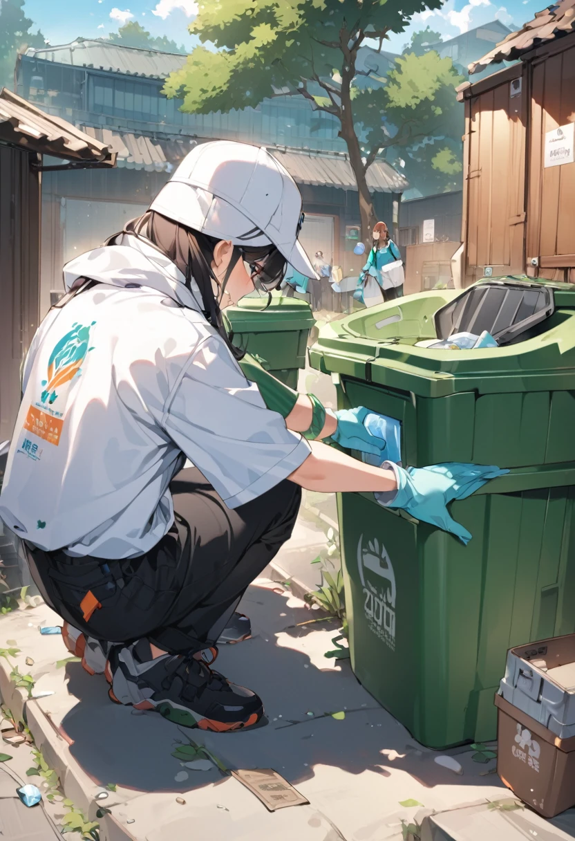 Some guyasterpiece, Highest quality, ,20th Generation、Keeping solid waste containers in various locations.Volunteer Activities、A Kind World、