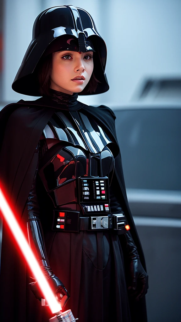 Darth Vader Women's body types Black Leather Gloves Cape Lightsabre Darth Vaderマスク