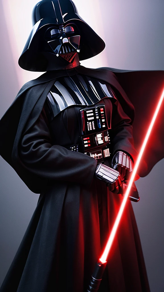 Darth Vader Women's body types Black Leather Gloves Cape Lightsabre Darth Vaderマスクを顔に