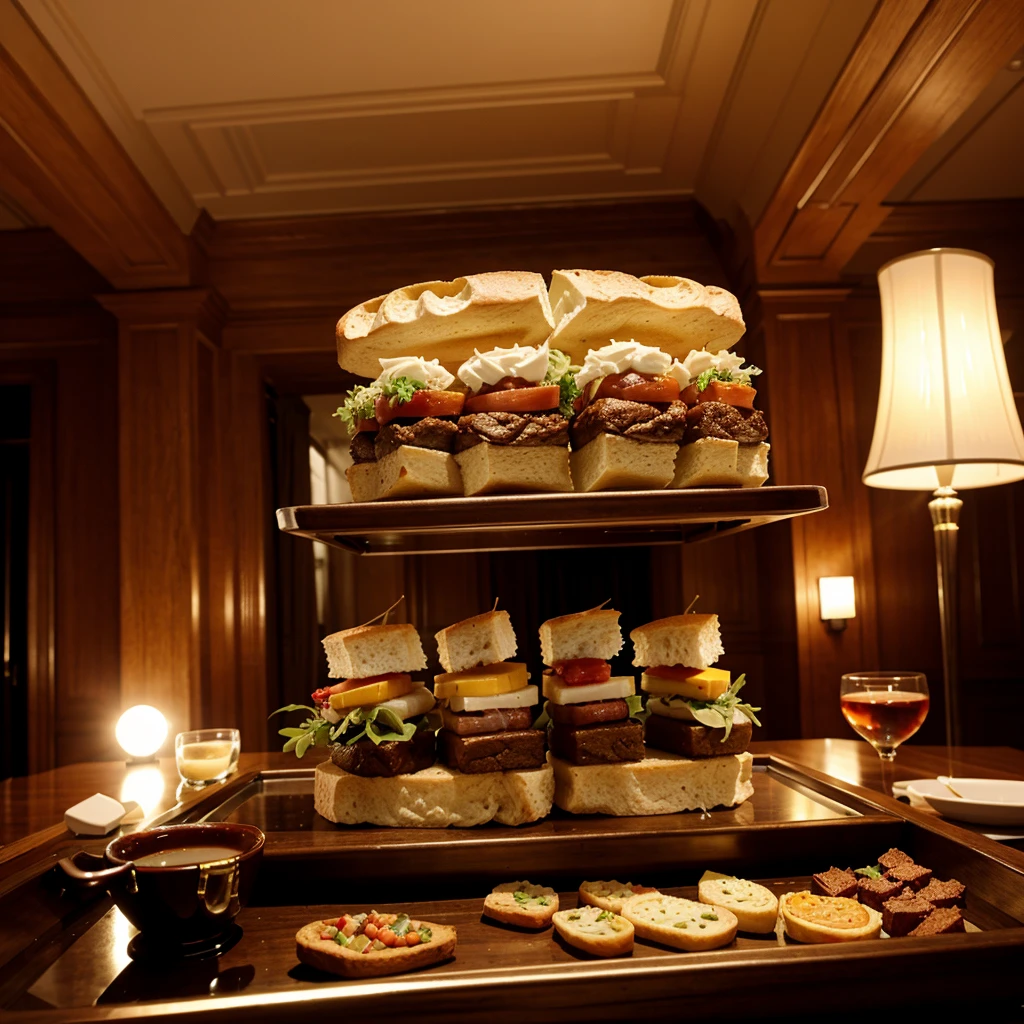 sur un canape