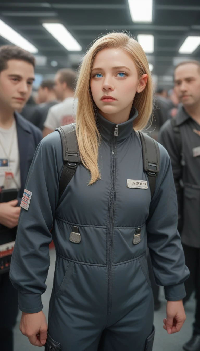 score_9_up, score_8_up, score_7_up, Alien biomechanics in a stealth suit,, Blonde, blue eyes, masterpiece, is attractive, Looking at the audience