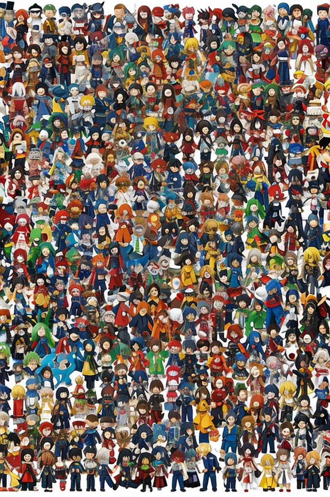 More than 1000 anime characters