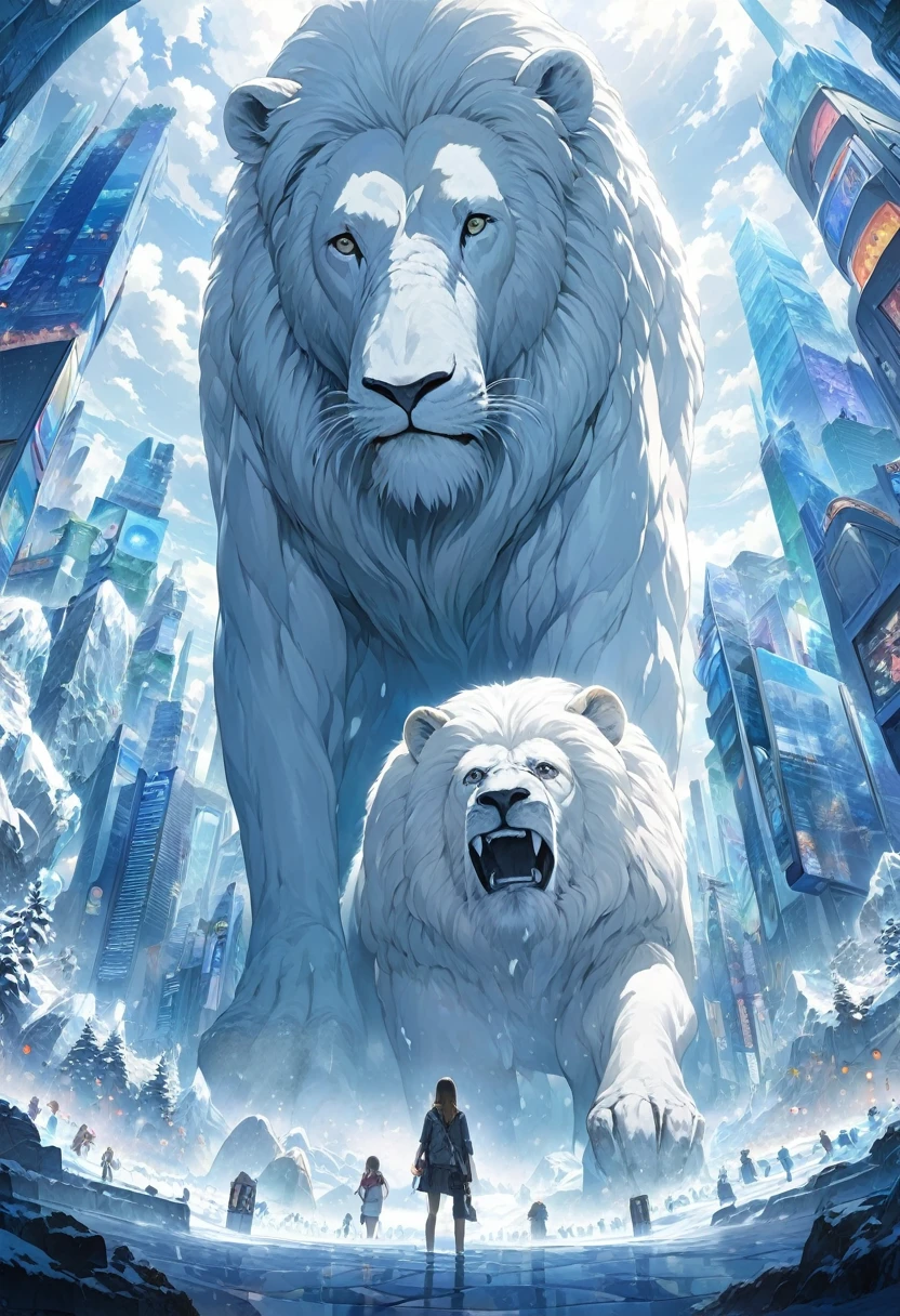 score_9,score_8_up,score_7_up,masterpiece,best quality, source anime, official art, super detailed, extreme detailed, rating_safe,
ice age, (iced Tokyo city:1.3),