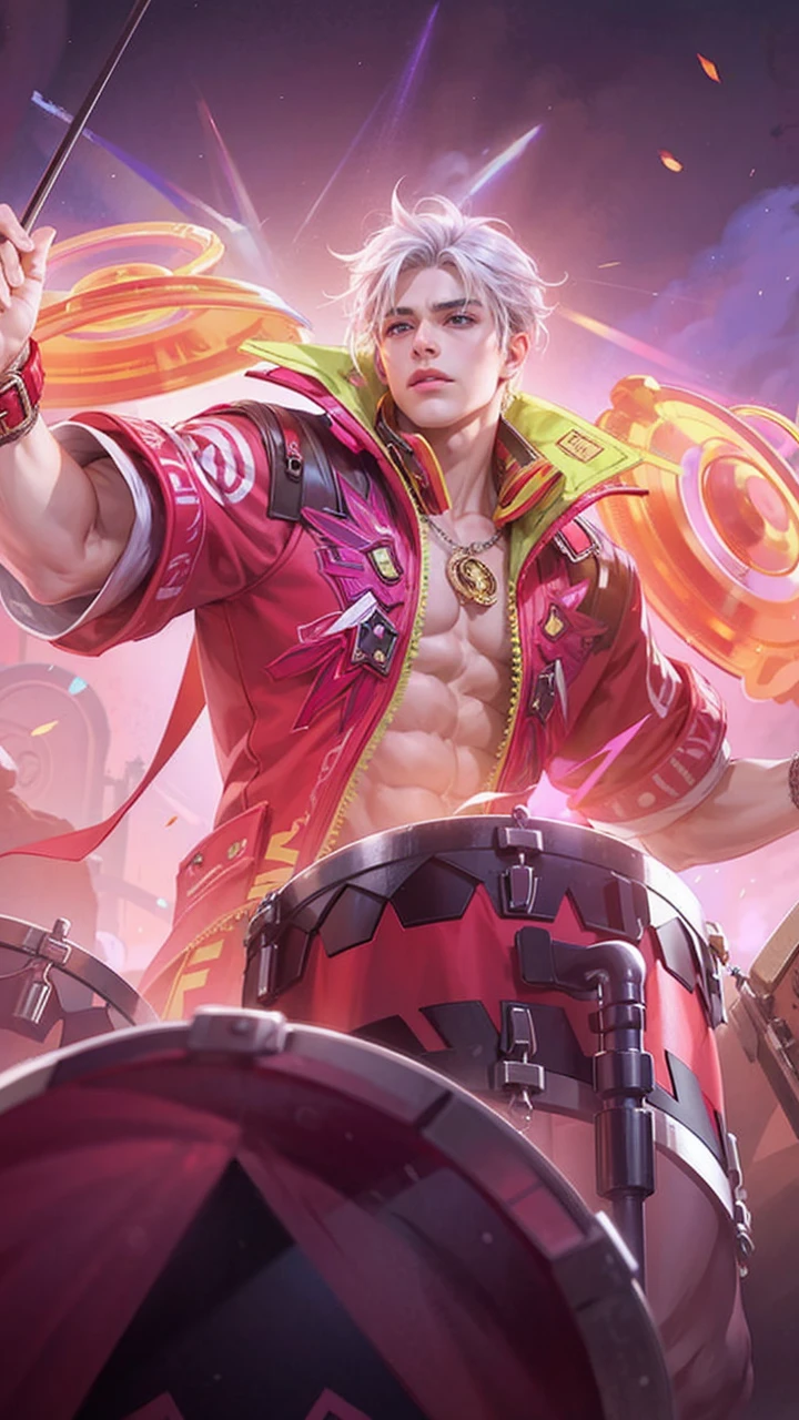 Best quality, masterpiece, detailed skin texture, detailed clothes texture, detailed face, super detail, 8k, intricate detail, 1 boy, The color doesn't change, Muscle guy, 1 guy