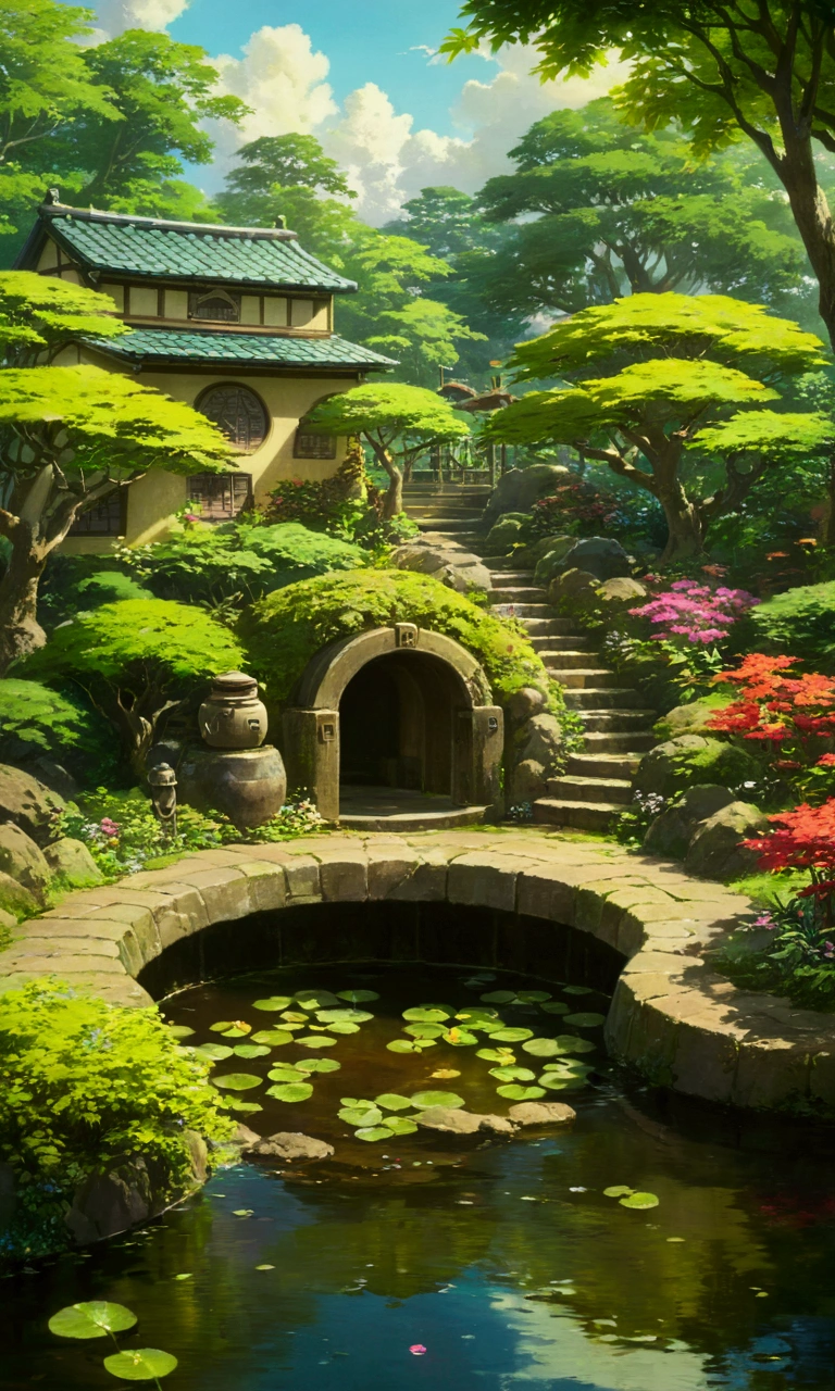 Ghibli　Garden　well　