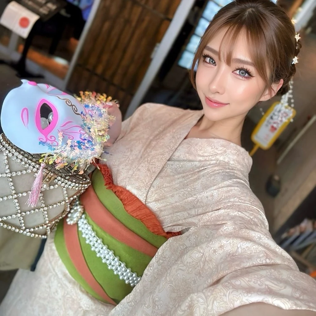 smile, unparalleled beauty, very beautiful woman, perfect balance,depth of field, Surrealism, Verism, cowboy shot, UHD, masterpiece, ccurate, anatomically correct, textured skin, super detail, high details, high quality, award winning, best quality, highres、