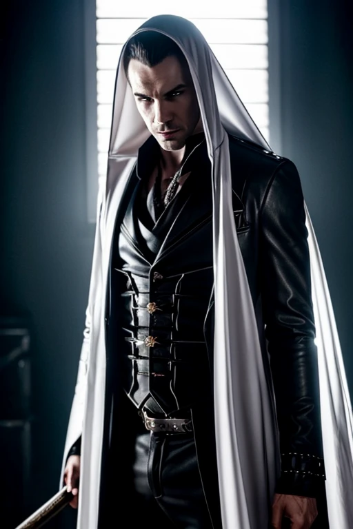 White vampires in the dark night