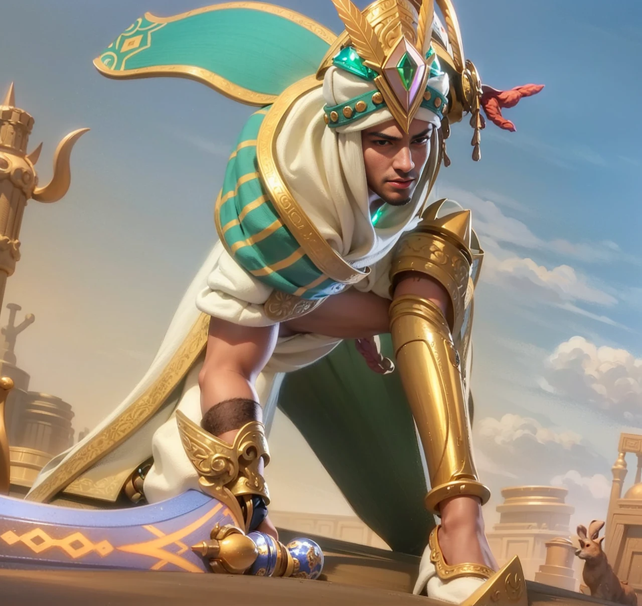 (Intricate Details, Masterpiece, Best Quality, High Resolution, 8k), (1man), (male:1.2), finely detailed eyes and face, toned body, masculine appeal, commanding presence, hot stud, bulging biceps and triceps, well-developed quadriceps and hamstrings, light skin, burgundy straight layered bangs hair, aquamarine eyes,  ornate details,  portrait, solo, half shot, looking down, detailed background, detailed face, (cogpunkai, cogpunk theme:1.1),  tech-mage,   [magic|technology], melding of spellcraft and advanced technology,  intricate [spellcasting clotheechanical gear], gear shaped glyphs,  ancient crystals,  [gears|ancient spell],  floating particles,  [innovative|enchanting] aura, high tech vehicle in background,   , finely detailed background, Depth of Field, VFX, young man and handsome.