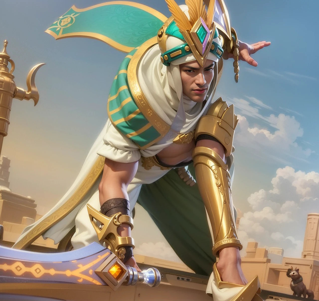 (Intricate Details, Masterpiece, Best Quality, High Resolution, 8k), (1man), (male:1.2), finely detailed eyes and face, toned body, masculine appeal, commanding presence, hot stud, bulging biceps and triceps, well-developed quadriceps and hamstrings, light skin, burgundy straight layered bangs hair, aquamarine eyes,  ornate details,  portrait, solo, half shot, looking down, detailed background, detailed face, (cogpunkai, cogpunk theme:1.1),  tech-mage,   [magic|technology], melding of spellcraft and advanced technology,  intricate [spellcasting clotheechanical gear], gear shaped glyphs,  ancient crystals,  [gears|ancient spell],  floating particles,  [innovative|enchanting] aura, high tech vehicle in background,   , finely detailed background, Depth of Field, VFX, young man and handsome.