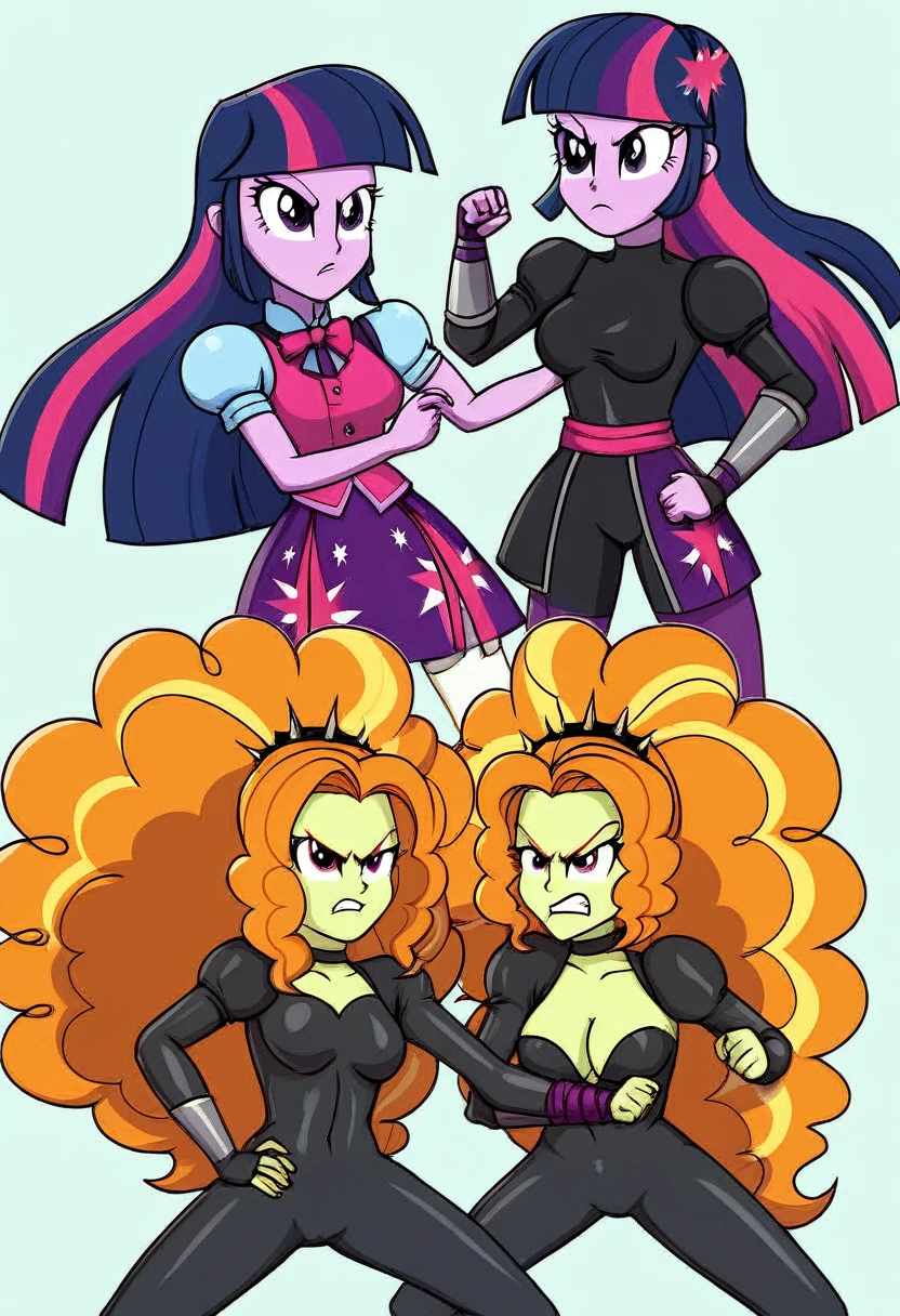 Eqg   Twilight sparkle angry   adagio in   in bodystocking b locked in a dungeon fight Man 