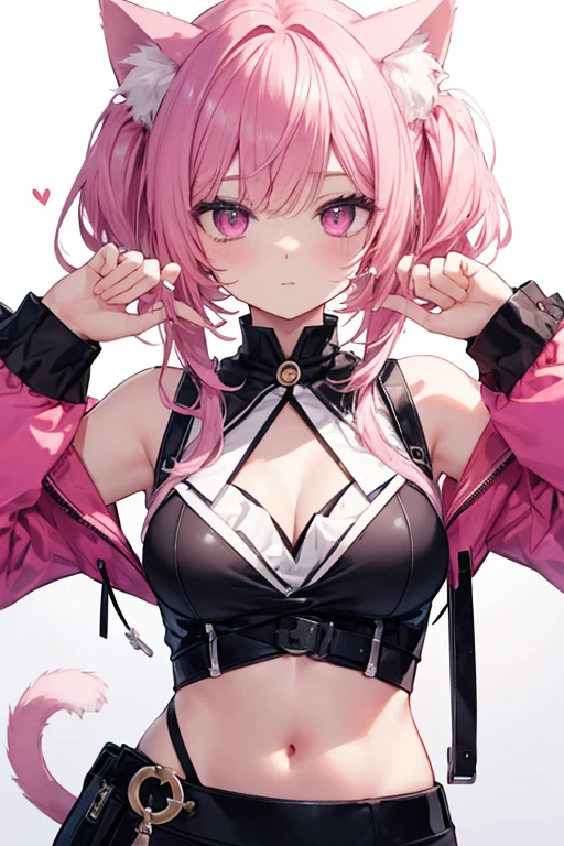 Highest quality，8k，Highest Resolution，Masterpiece，Pink Hair，Pink Eyes，Cat ears，Cat&#39;s Tail，girl，Girl，Small breasts，Long Hair，Twin tails，****ta，Small breasts，Bright smile，Looks like ************，Petan Musume，short，目のhighlight，Wearing china clothes，Sexy thighs，Please show me your armpits，Your eyes are so beautiful，highlight，とても美しいhighlight，