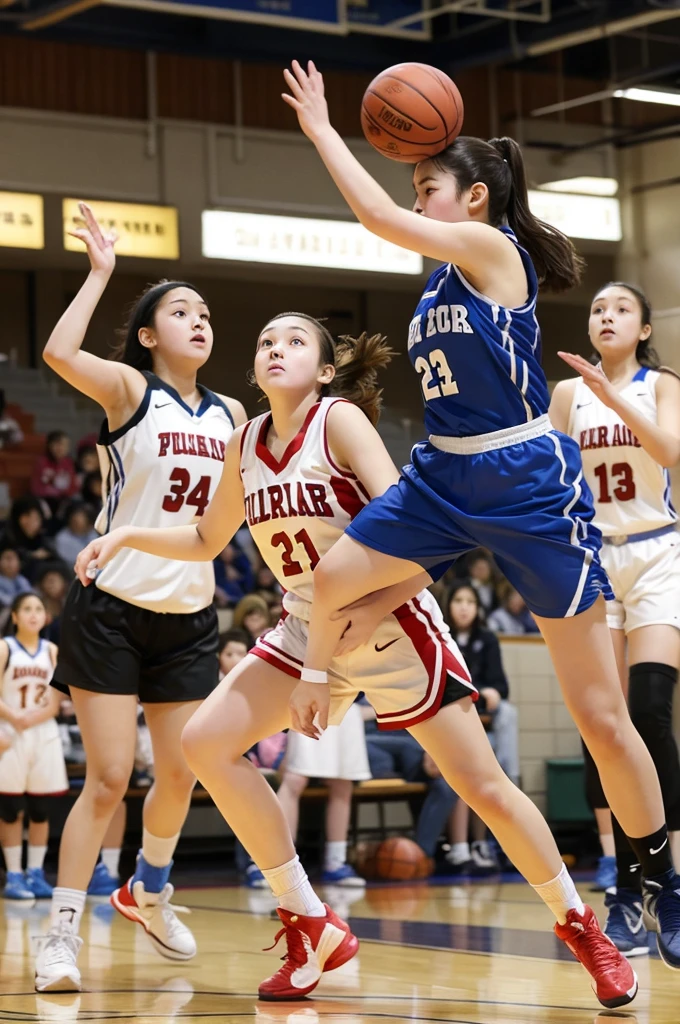 Junior high school girls basketball