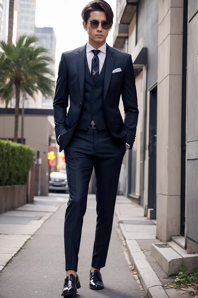 Suit with tie　pants　Erotic images