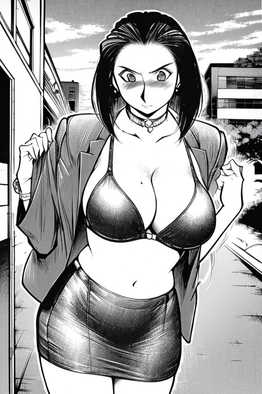 score_9, score_8_superior, score_7_superior, score_6_superior, score_5_superior, score_4_superior, sauce_anime, ganguro, Improve, alone, One girl, Yamamba, makesuperior, Sunburn, Prostitute, Prostitute, Mature Woman, Huge breasts, Wide Hips, Thick thighs, Improve mama,collar, choker, leopard print bikini top, Very tight bikini top, Fits perfectly to the skin, belly button, belly button piercing, Earrings, Earrings, black mini skirt, mini skirt, belt, Fishnet tights, fur-trimmed jacket, walk, Side view, Pink Lips, Brown eyes, Long eyelashes, eye shadow, View your viewers, throw, Outdoor, Tokyo \(city\), at night, Blurred Background, city lights, Neon Light, Covered nipples, bracelet, Captivating smile, collarbone, Tilt your head,