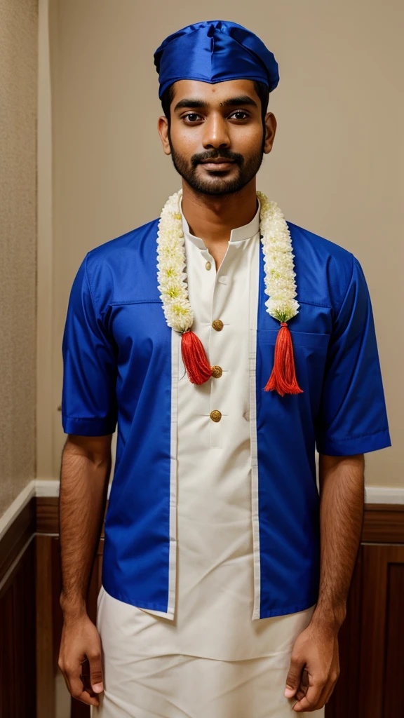 Graduated Indian man