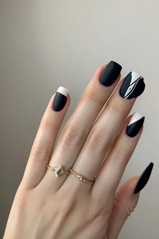 long painted nails