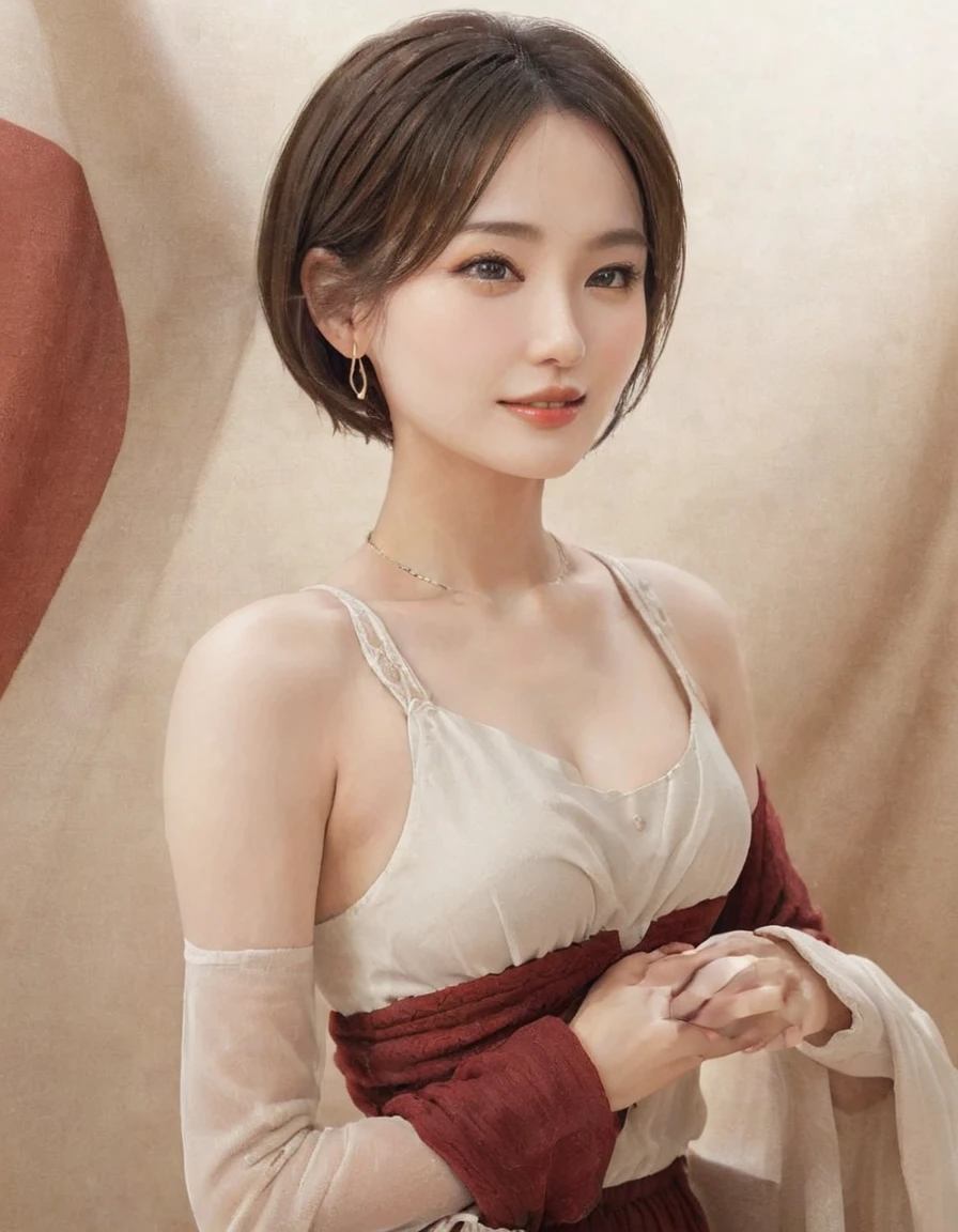 Detailed, realistic, beautiful woman