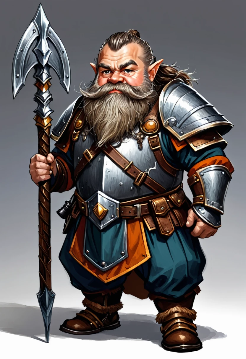 style dwarf with corssbow and heavy armor