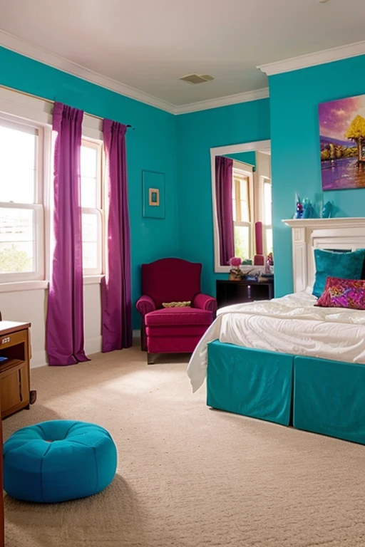 Colorful majestic rooms