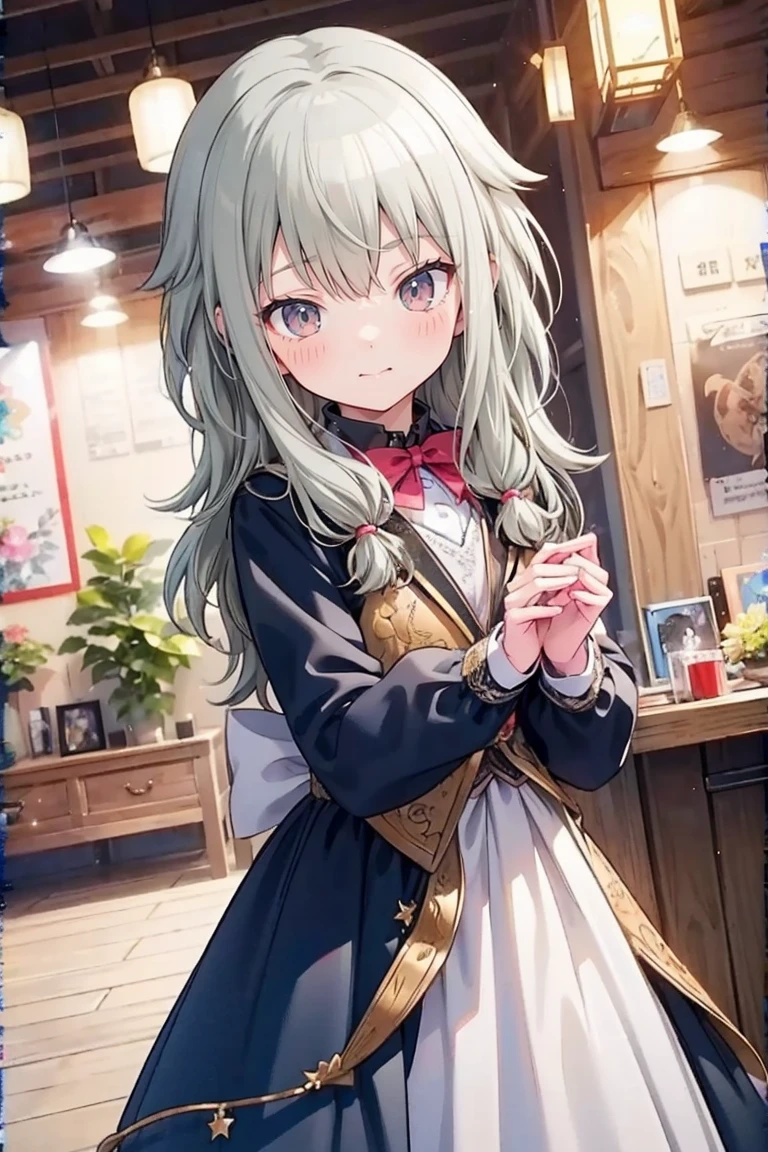 (8k, 最high quality)、Ultra-high resolution、Adorable、最high quality, beautiful, Absurd beauty、masterpiece、Best image quality、(Front facing)、good feeling、smile,Face the camera、Smile、smile、Small face、Adorable満面のsmile, 最high quality、female、Looks 20 years old、1 person、masterpiece, Most detailed、、blazer、skirt、 high quality、Shiny Hair、非常に細かくてbeautiful明るい目、Medium chest、nose blush、非常に精細でクリアでbeautiful顔, Awards, (Anatomically correct)、The whole body is visible、Focus on the face