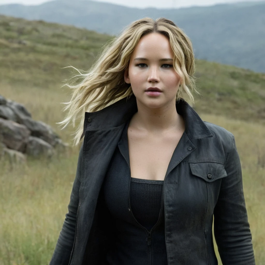 HDR photo of Cinematic, Grainy:1.5, Detailed:1, Sharp Image:1.2, of
Best Cinematic Picture of jennifer lawrence a woman with long hair and a black jacket looking at camera Kodak Motion Picture Film Style, High dynamic range, vivid, rich details, clear shadows and highlights, realistic, intense, enhanced contrast, highly detailed