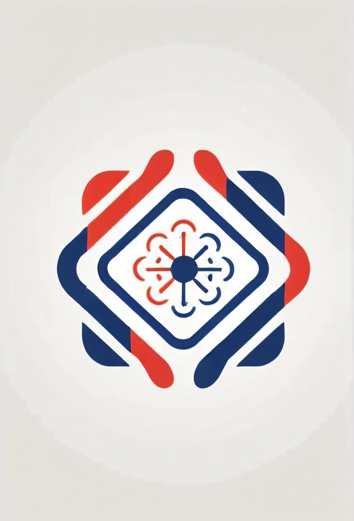 BIOFILM INHIBITORY PROTOCOL STYLE LOGO

 white-based logo
 The patterns use red and deep blue

 chic and modern design

 Pretty cool

 White background