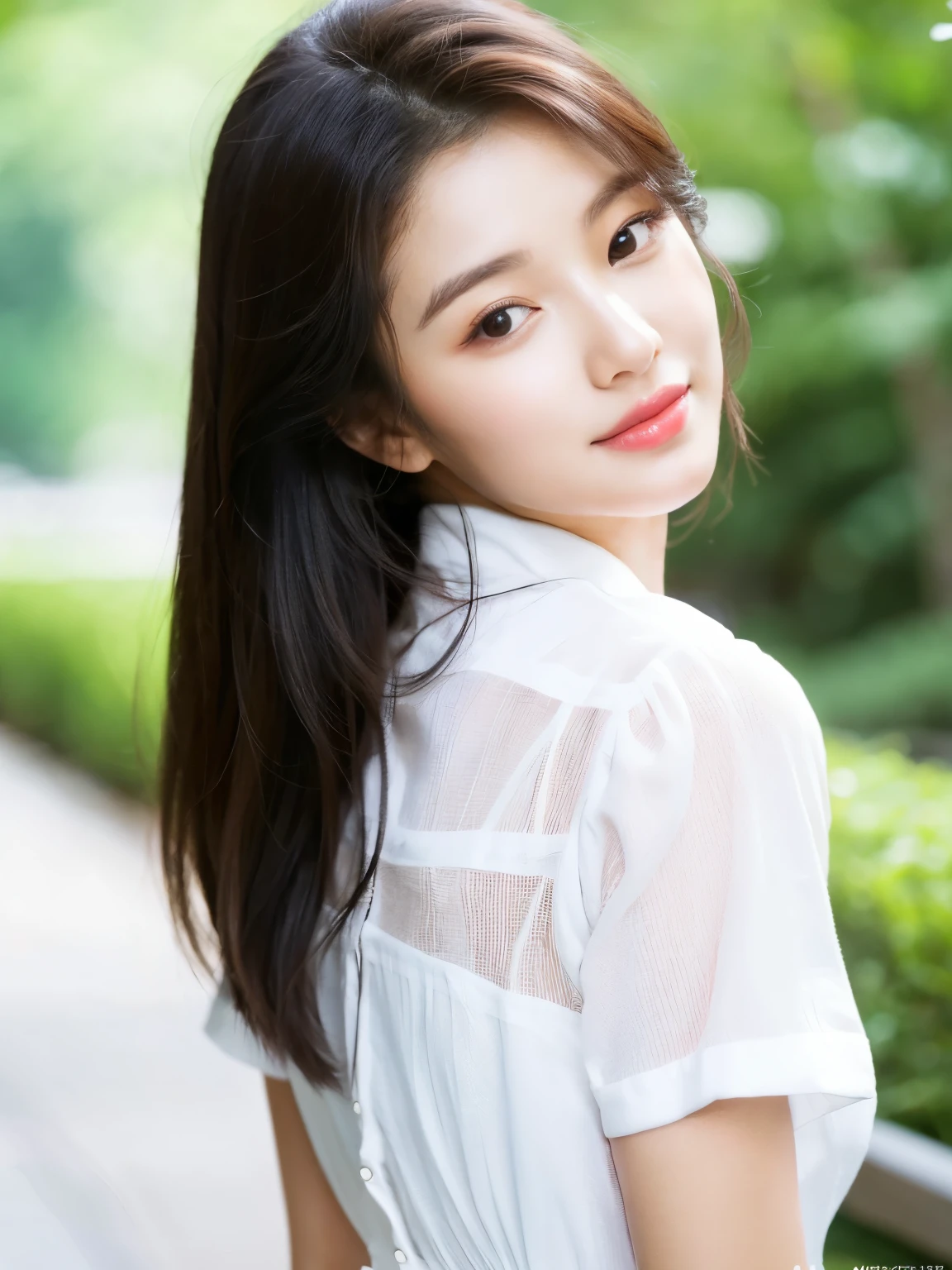 arafed woman in a white shirt posing for a picture, beautiful south korean woman, korean girl, gorgeous young korean woman, beautiful young korean woman, heonhwa choe, young adorable korean face, female actress from korea, korean woman, wan adorable korean face, lee ji-eun, lee ji - eun, jaeyeon nam, cute korean actress