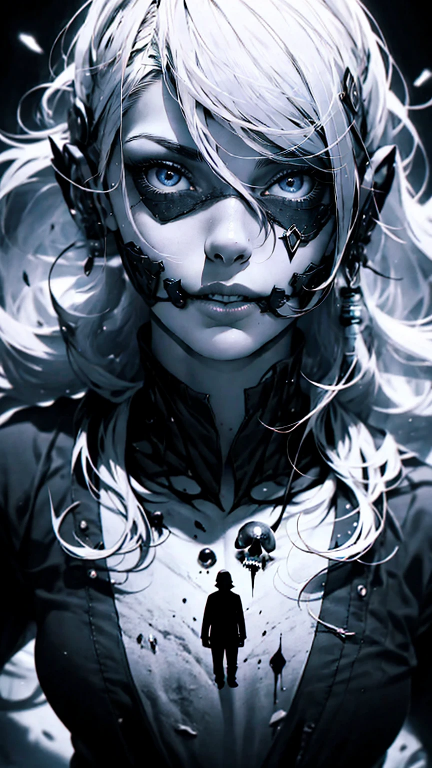 A killer:
Nsfw, highres, realistic, detailed portrait, intense eyes, sinister expression, dark atmosphere, eerie lighting, sharp focus, horror theme, menacing, bloodstained knife, chilling background, suspenseful mood, mysterious figure, sinister shadows, macabre scene, tense and thrilling, fear-inducing, psychological suspense, dramatic storytelling, hauntingly beautiful, twisted and distorted features, eerie ambiance, disturbing and unsettling, hair-raising, bone-chilling, heart-pounding, gripping, nightmarish, pulse-pounding, spine-tingling.