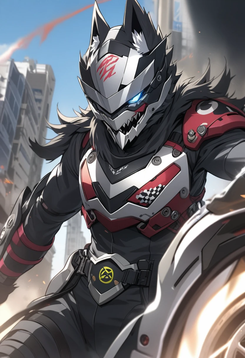 masked rider wolf ,