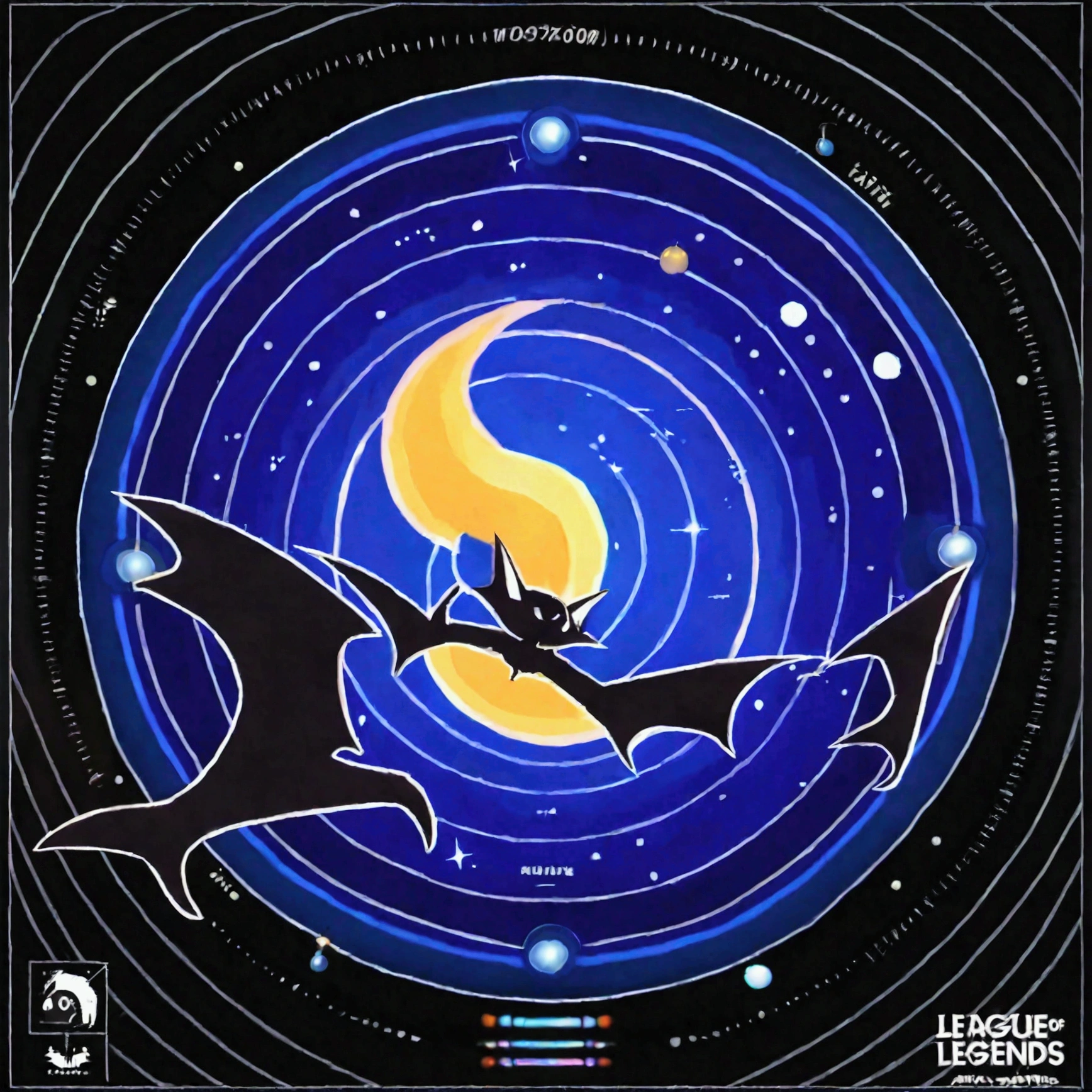 A gigantic cat bats the earh around as it chases Earth across the solar system
