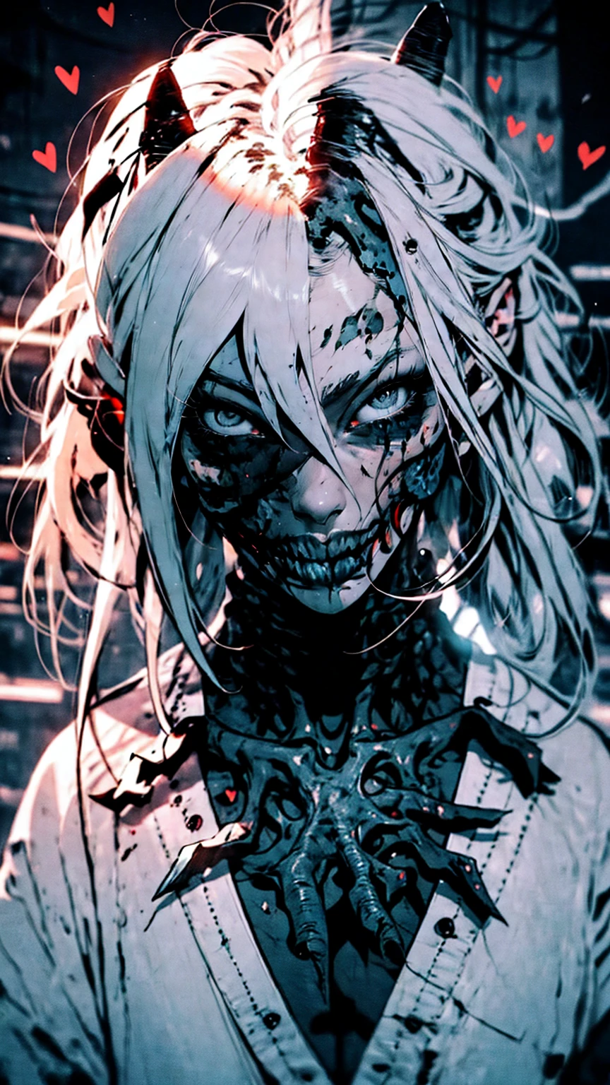 A killer:
NSfW, highres, realistic, detailed portrait, intense eyes, sinister expression, dark atmosphere, eerie lighting, sharp focus, horror theme, menacing, bloodstained knife, chilling background, suspenseful mood, mysterious figure, sinister shadows, macabre scene, tense and thrilling, fear-inducing, psychological suspense, dramatic storytelling, hauntingly beautiful, twisted and distorted features, eerie ambiance, disturbing and unsettling, hair-raising, bone-chilling, heart-pounding, gripping, nightmarish, pulse-pounding, spine-tingling.
