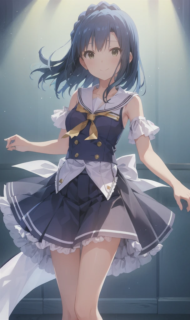 Yuriko Nanao,Yuriko did it (A million people live), (Highest quality, 8k, masterpiece, Super detailed:1.2), Movie angle,
Day, 斑点模様のDay光, blue sky, Beautiful Clouds, Cityscape, Lens flare, Shine, Particles of light, Wide Shot,
One girl, alone, skirt, smile, View your viewers, Sailor collar, pleated skirt, Short sleeve, , blush, Seraphim, clavicle, ribbon, Upper Body, Style your hair, Wind, Floating Hair,