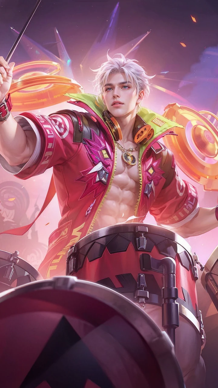 Best quality, masterpiece, detailed skin texture, detailed clothes texture, detailed face, super detail, 8k, intricate detail, 1 boy, The color doesn't change, Muscle guy, 1 guy