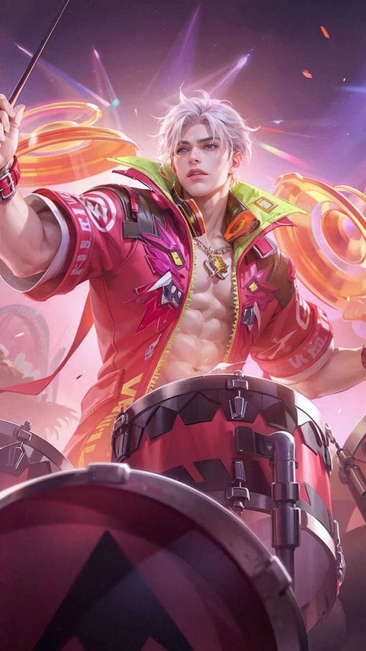 Best quality, masterpiece, detailed skin texture, detailed clothes texture, detailed face, super detail, 8k, intricate detail, 1 boy, The color doesn't change, Muscle guy, 1 guy