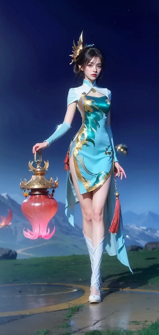 a close up of a 4 girls ,blonde hair , big booobs , shadowbringers cinematic, 4 k detail fantasy, a beautiful fantasy empress, game cg, xianxia fantasy, xianxia hero, 2. 5 d cgi anime fantasy artwork, cinematic goddess close shot, ruan jia and artgerm, wow 4 k detail fantasy, hyperdetailed fantasy character