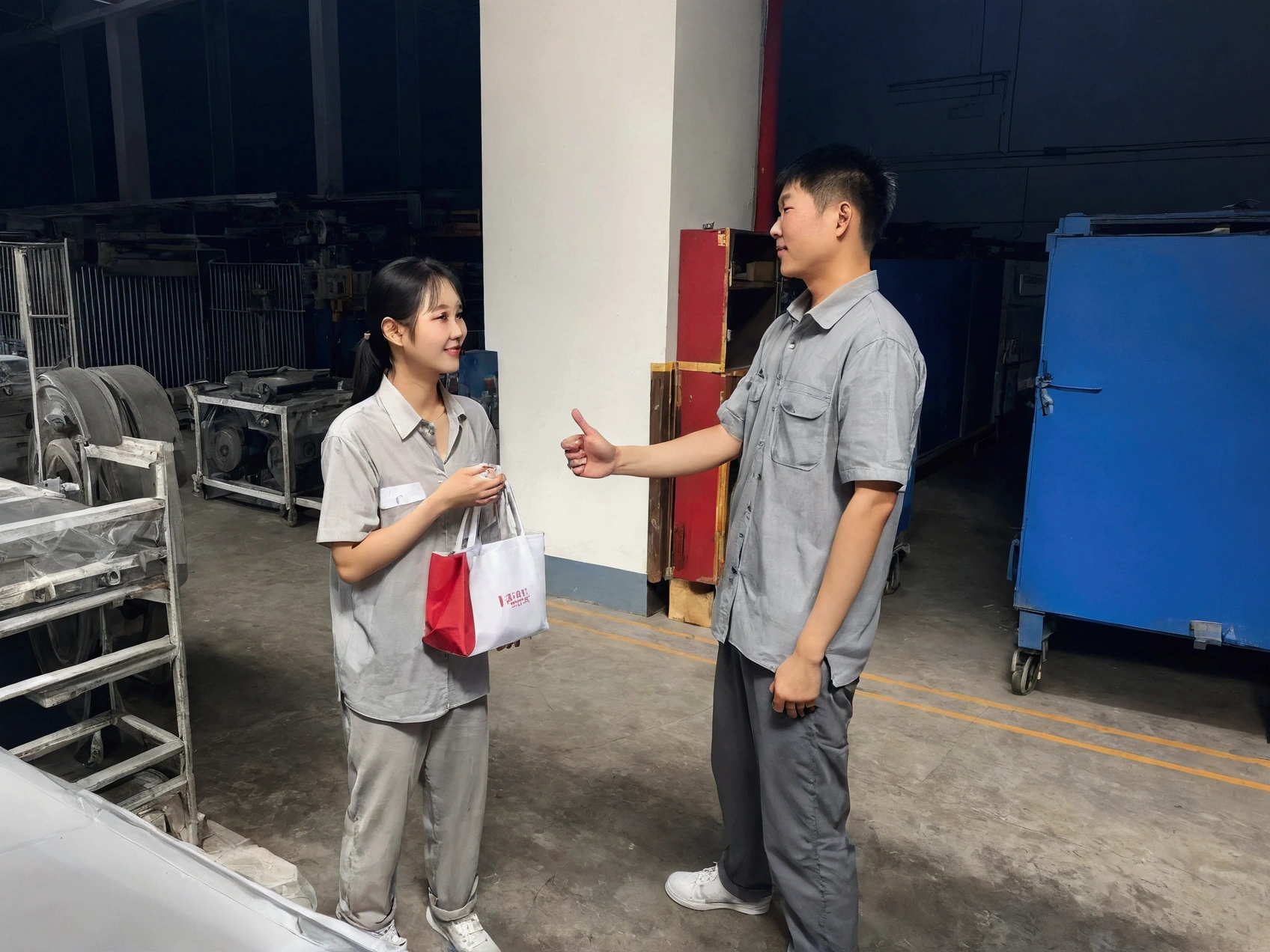 They talked in the warehouse, jinyiwei, F42, li zixin, from China, in the factory, Wing Wall and Shurak, Ruan Jia and Fenghua Zhong, Professional work, wei wang, Zeng Fanzhe, qiu fang, 😭 🤮 💕 🎀, lu ji, customer