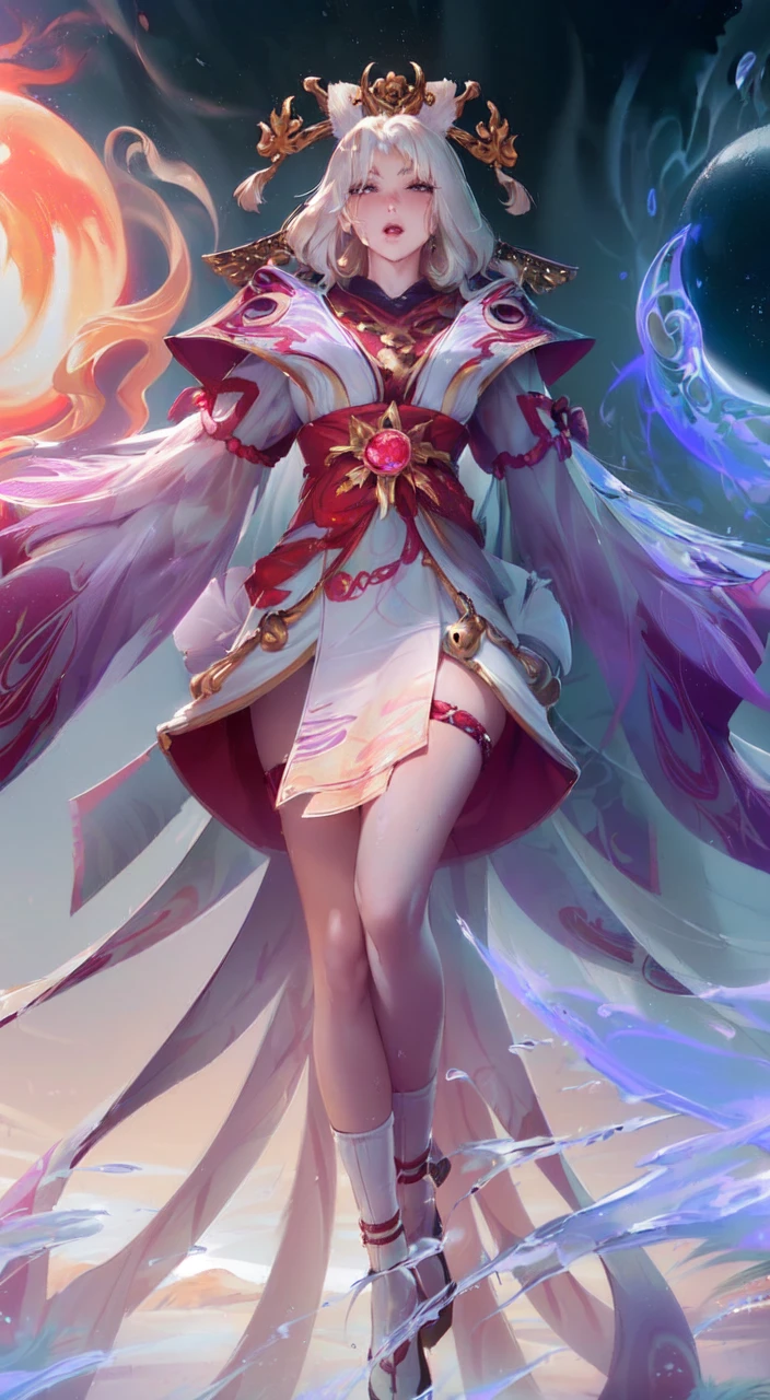 (masterpiece, high resolution:1.3), (beautiful, alluring blonde girl, with an impeccable, irresistible body, large breasts, and thick, shapely legs, walking confidently through the dense, lush jungle, dressed in tight, form-fitting camouflage pants and a matching top that accentuate her curves and reveal her toned, athletic figure:1.2), (her sultry, seductive gaze, locked onto the viewer, inviting them to join her on a wild, passionate adventure in the heart of the jungle:1.2), (the vibrant, exotic surroundings, filled with towering trees, colorful foliage, and the sounds of wildlife, creating a sensual, primal atmosphere that heightens the sexual tension:1.2), (the warm, humid air, causing a thin sheen of sweat to glisten on the girl's skin, as she moves gracefully and purposefully through the underbrush, her every movement exuding confidence, strength, and raw, animal magnetism:1.2), (an image that captures the essence of desire, temptation, and the irresistible allure of a woman who knows how to use her body to drive men wild:1.3), (ultra photorealistic, highlighting the fine details of the girl's attire, her facial features, and the surrounding jungle, as well as the delicate curves and contours of her body, partially revealed by her tight, camouflage clothing:1.3), (an image that transports viewers into the heart of a steamy, exotic jungle, where they can experience the thrill and excitement of encountering the seductive blonde girl:1.2), (a scene that embodies the fusion of nature, sensuality, and the human form, celebrating the girl's captivating beauty and magnetic presence:1.2), (lust:1.3), (4K cinematic quality:1.3), (((sfw)))