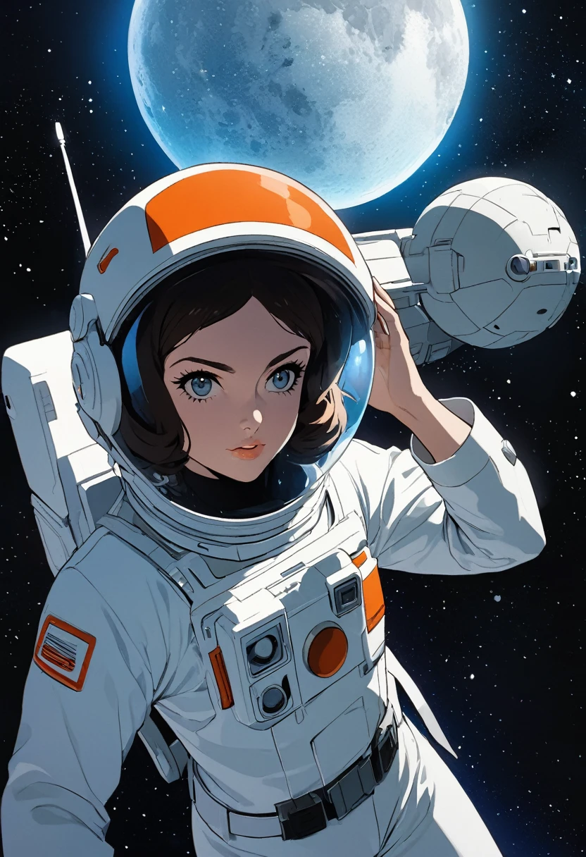 Space 1999 Moon Wandering in the Galaxy