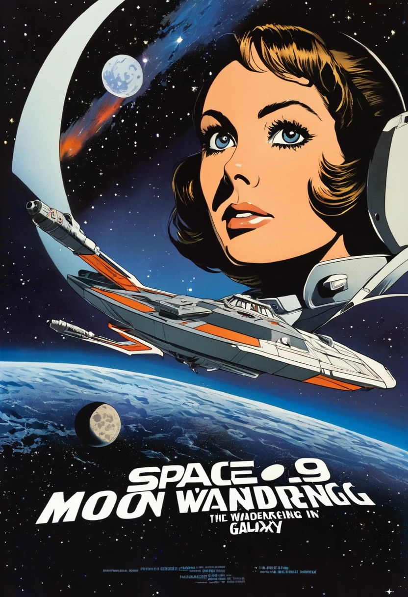 Space 1999 Moon Wandering in the Galaxy