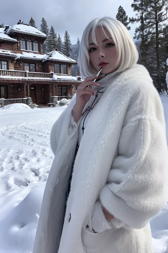 billie eilish nude full body with massive perky tits, bigger than her head, pussy spread with a collar