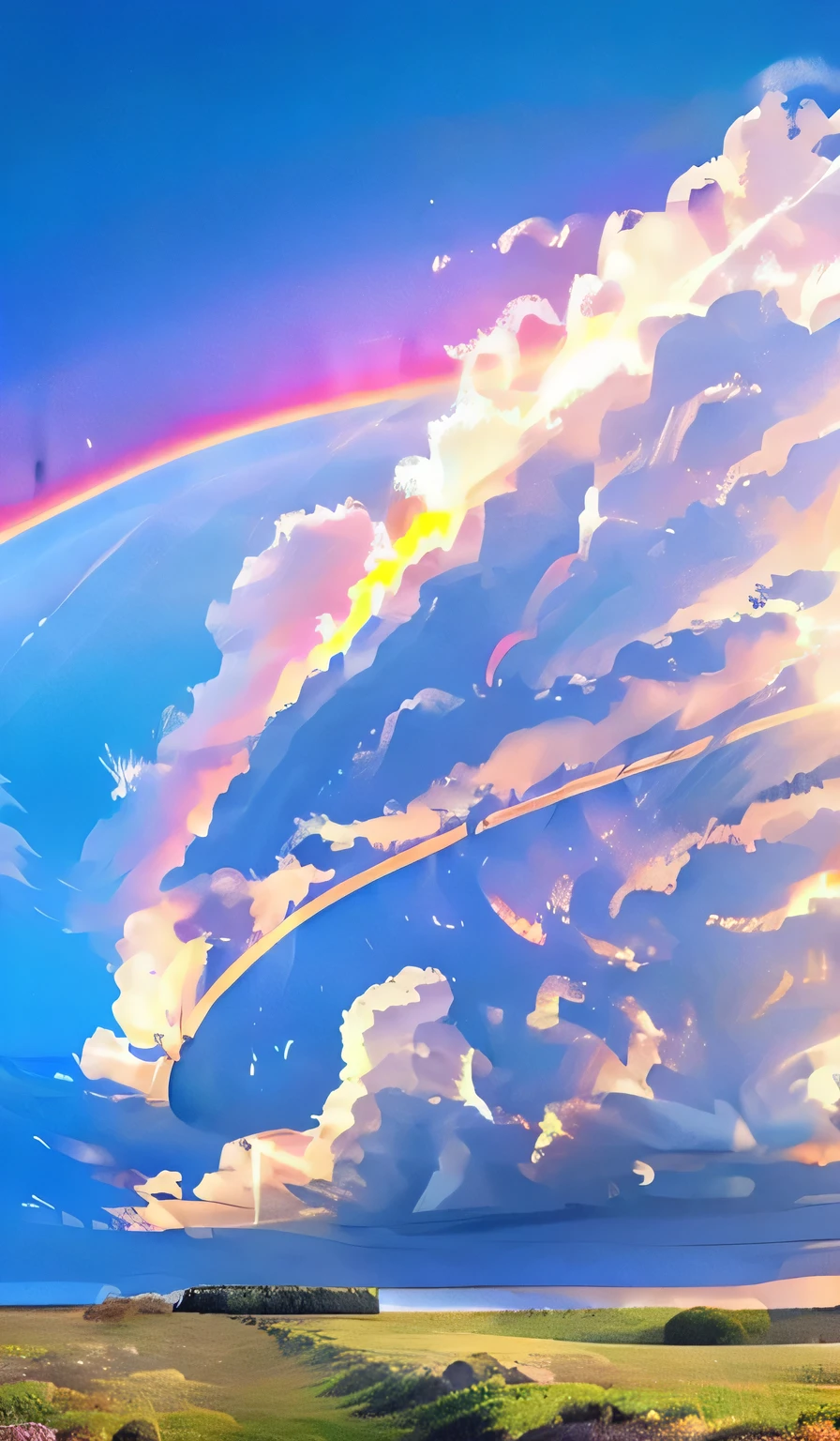 cumulonimbus,Light,rainbow