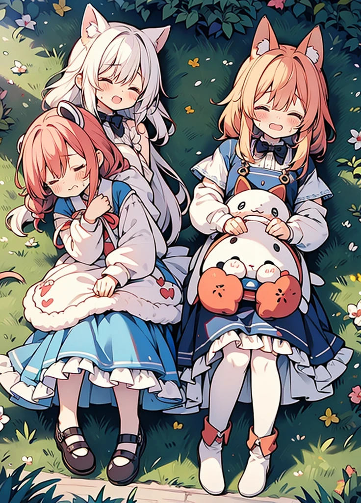 Cute Chibi Crying Face Animal Ears Sleeping Face Alice　Deformation