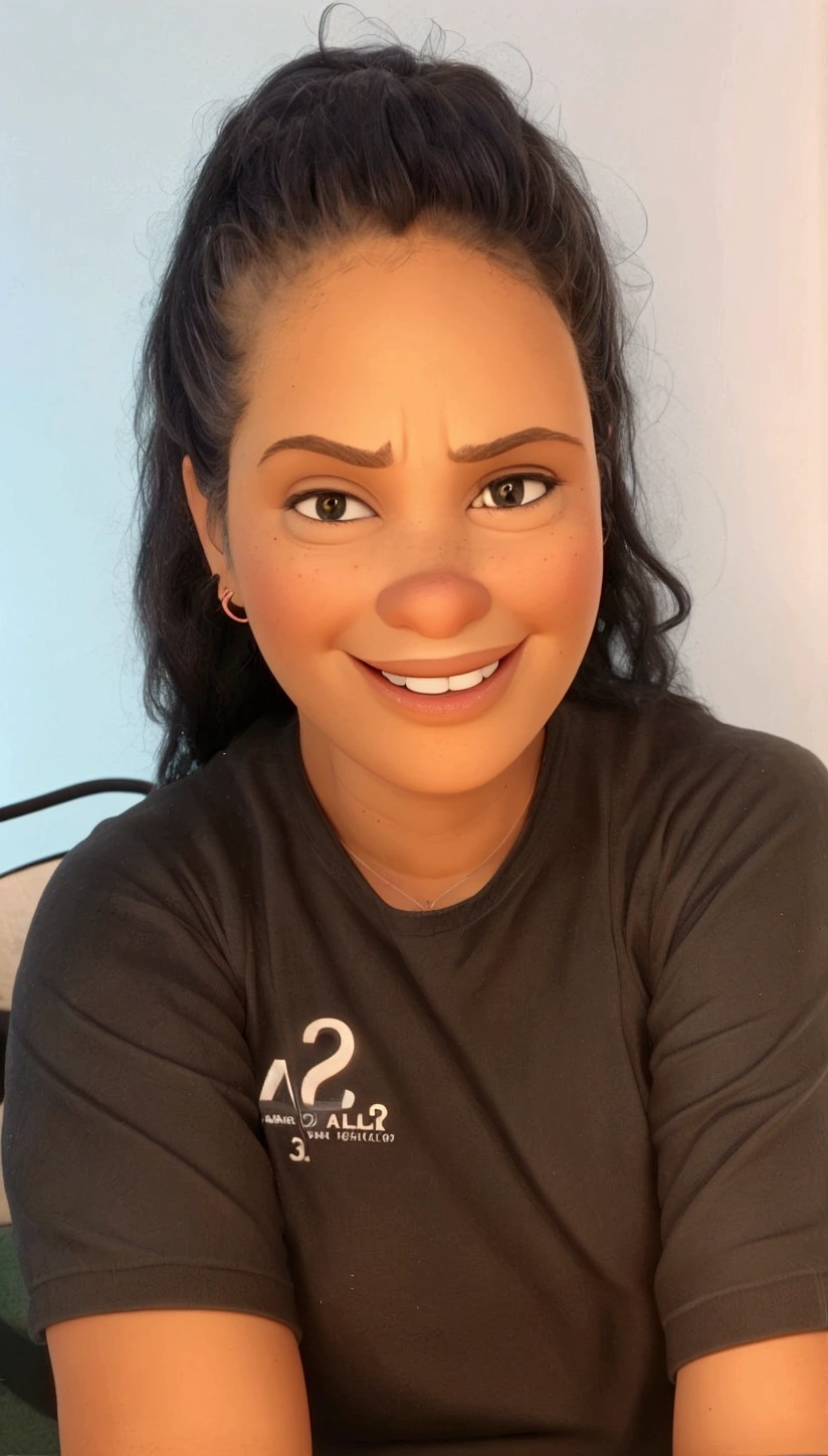 A realistic Pixar-style 3D animated version of this photo.