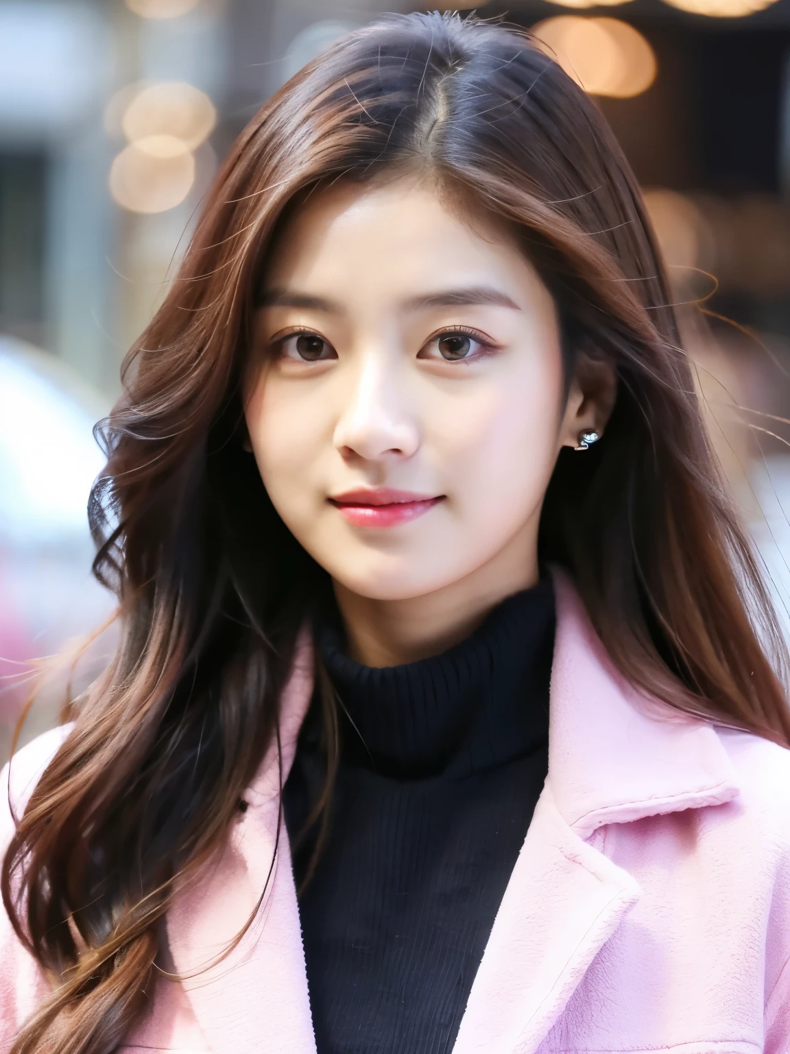 araffe asian woman with long brown hair and a pink jacket, korean girl, beautiful south korean woman, tzuyu from twice, jaeyeon nam, sakimichan, heonhwa choe, headshot profile picture, beautiful young korean woman, gorgeous young korean woman, korean idol, wan adorable korean face, korean woman, lalisa manobal, jinyoung shin